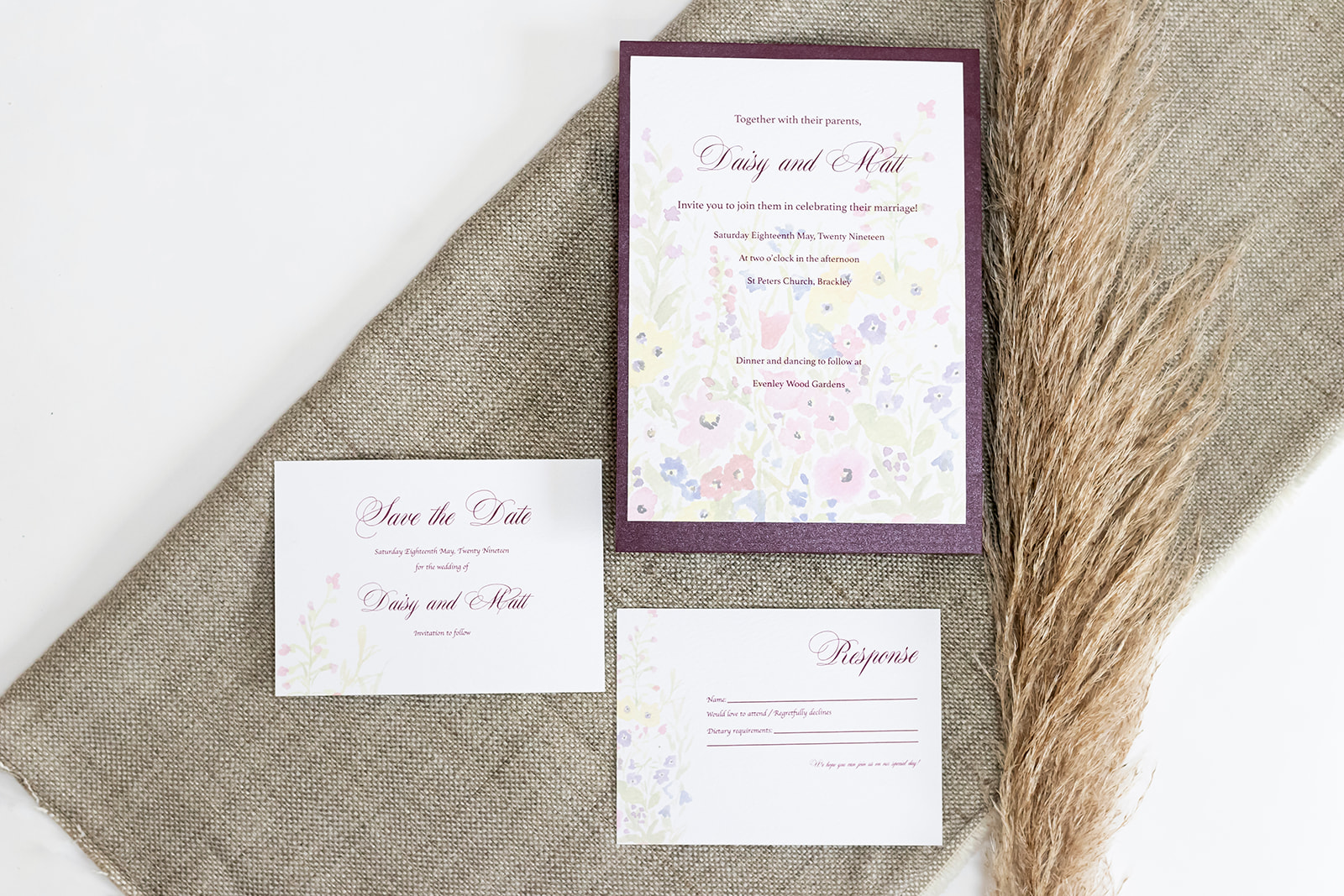 Wedding stationery