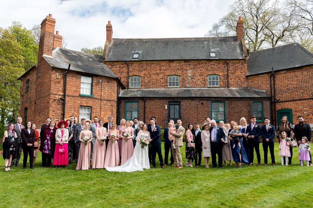 Barns at Hunsbury Hill wedding venue Northamptonshire. Wedding photographer Northants. 