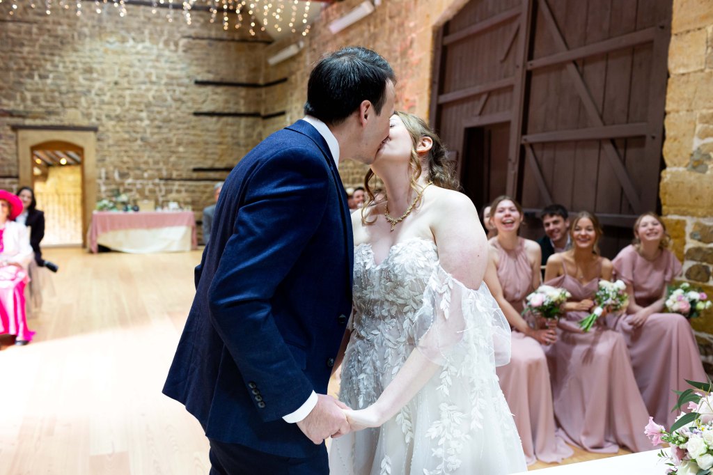 Barns at Hunsbury Hill wedding venue Northamptonshire. Wedding photographer Northants. 