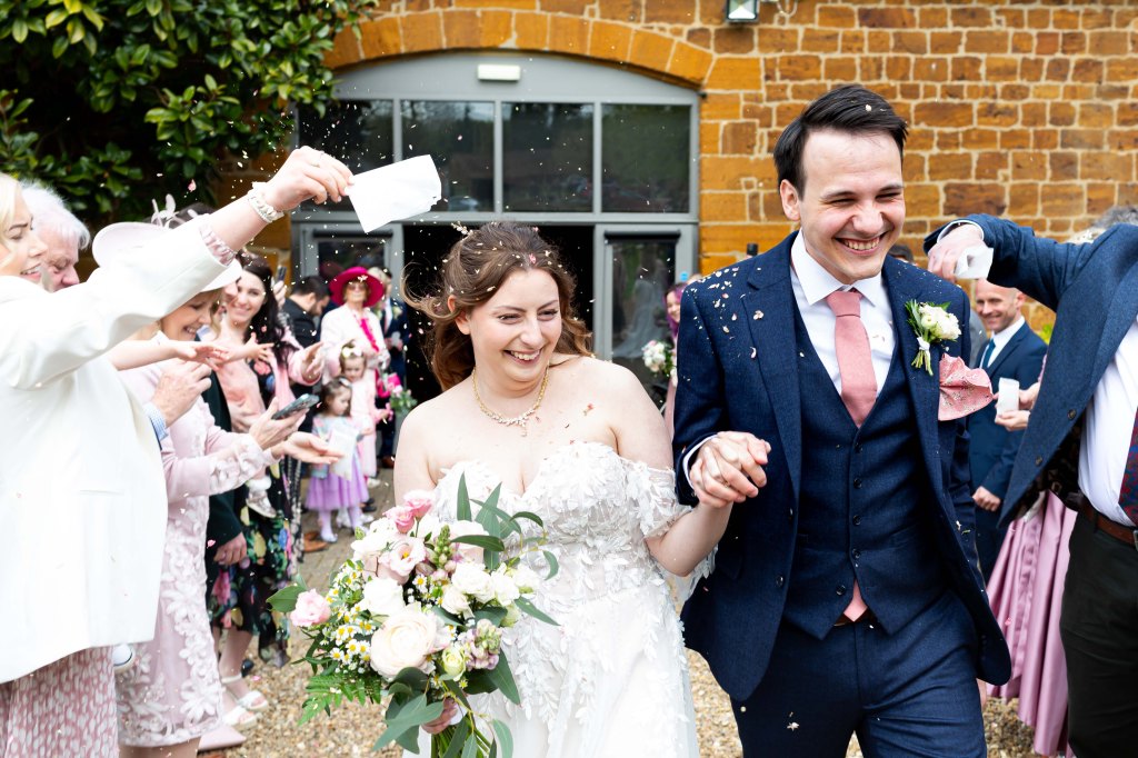 Barns at Hunsbury Hill wedding venue Northamptonshire. Wedding photographer Northants. 